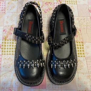 Demonia Mary Janes w/Bullets